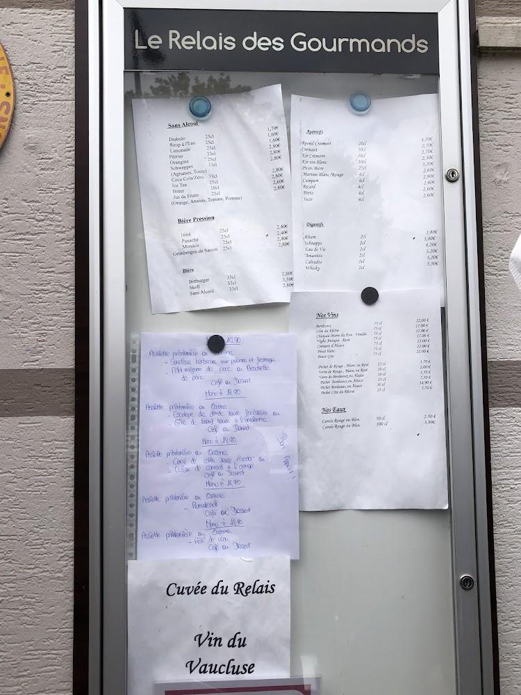 Le Relais Des Gourmands - Menu Image 1